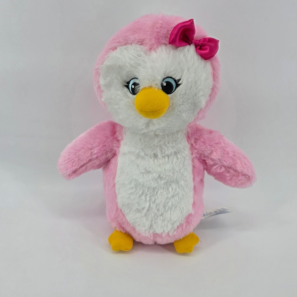 Build-A-Bear Workshop Snoe Hugs Pink Penguin Plush Toy NEW Soft Kids Gift